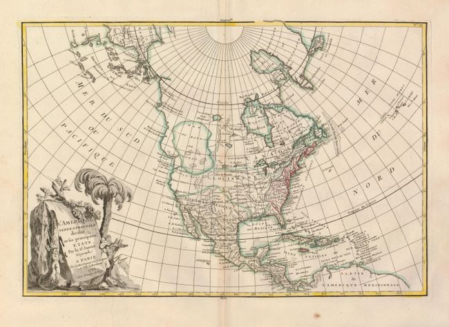 L'Amerique Septentrionale divisee en ses principaux Etats