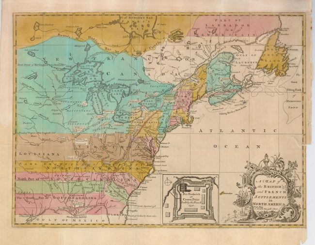 A Map of the British and French Settlements in North America