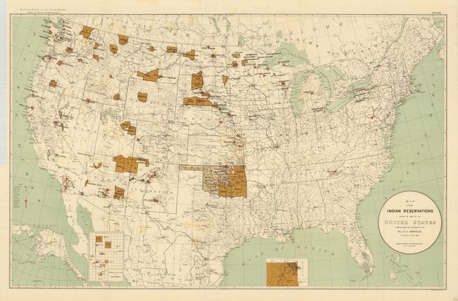 Map Showing Indian Reservations within the Limits of the United States Compiled under the Direction of the Hon. T.J. Morgan