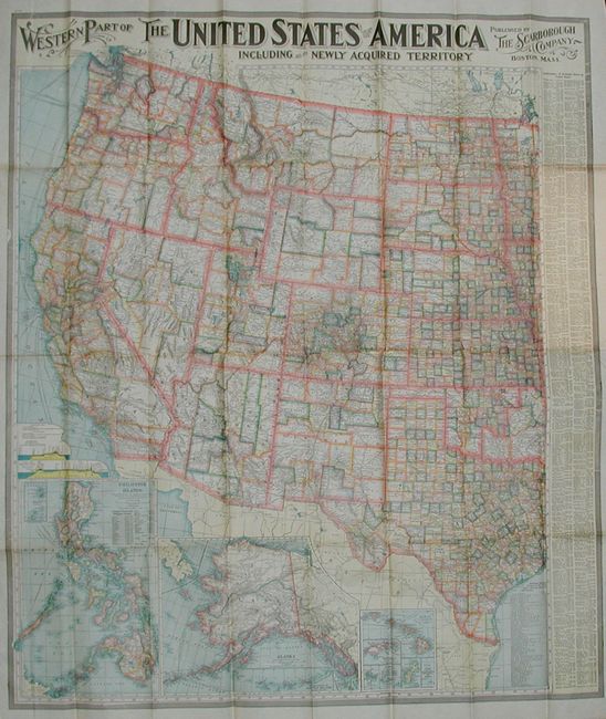 Eastern Part of the United States of America Including All Its Newly Acquired Territories [and] Western Part