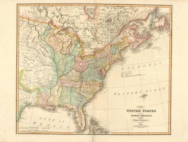 The United States of North America, with the British Territories