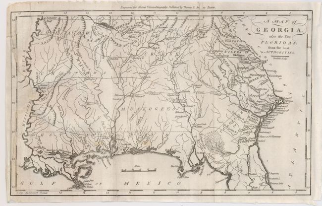 A Map of Georgia, also the Two Floridas, from the best Authorities