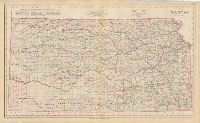 Gray's New Map of Kansas