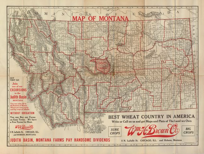 Map of Montana