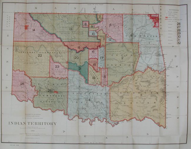 Indian Territory [and] Map of Indian Territory