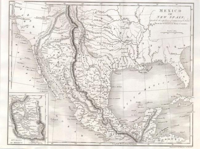 Mexico or New Spain in which the Expedition of Cortes may be traced