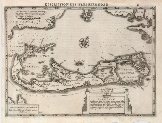 Mappa Aestivarum Insularum alias Bermudas