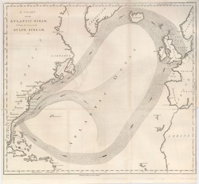 A Chart of the Atlantic Ocean, Exhibiting the Course of the Gulph Stream. Etc.
