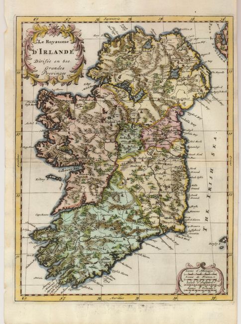 Le Royaume d'Irlande Divisee en Ses Grandes Provinces