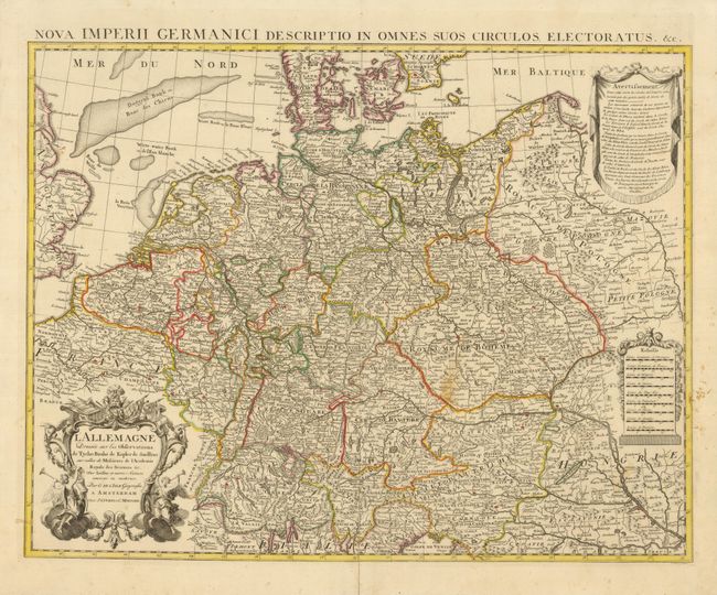 L'Allemagne dressee sur les Observations de Tycho Brahe de Kapler de Suellius