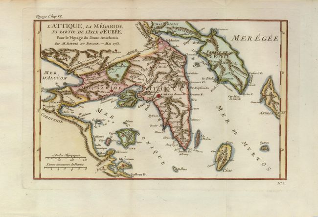 L'Attique, la Megaride et Partie de l'Isle d'Eubee… [and] L'Argolide l'Epidaurie, la Trezenie l'Hermionide, l'Isle d'Egine et la Cynurie…