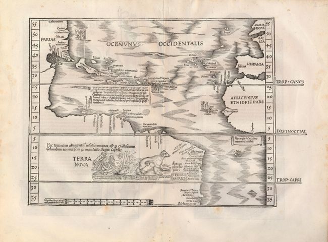 Oceani Occidentalis Seu Terrae Novae Tabula [Title on Verso]