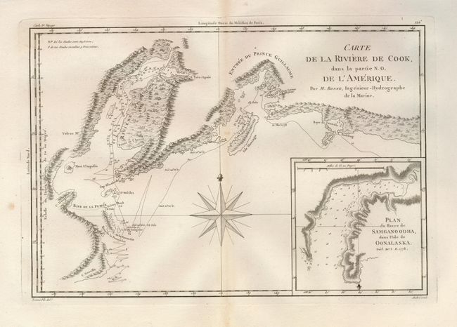 Carte de la Riviere de Cook, dans la partie N. O. de l'Amerique