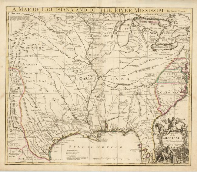 A Map of Louisiana and of the River Mississipi