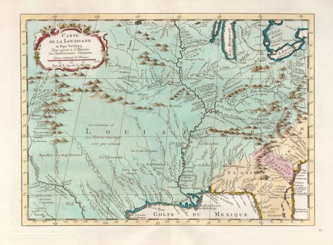 Carte de la Louisiane et Pays Voisins Pour servir a l'Histoire des Etablissemens Europeens