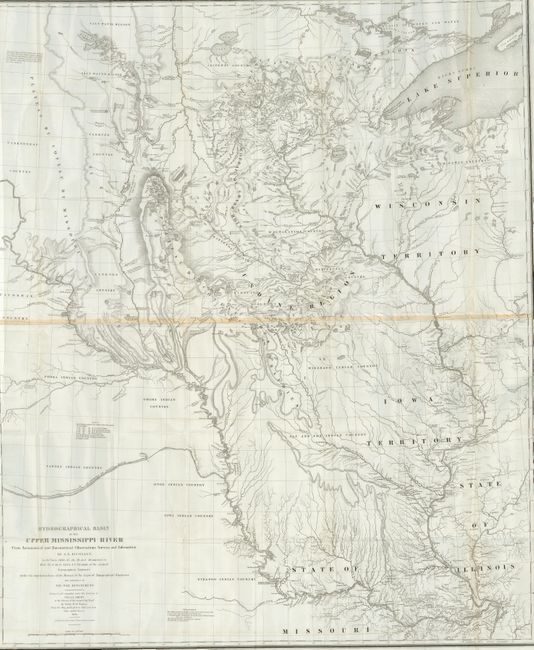 Hydrographical Basin of the Upper Mississippi River from Astronomical and Barometrical Observations, Surveys & Information