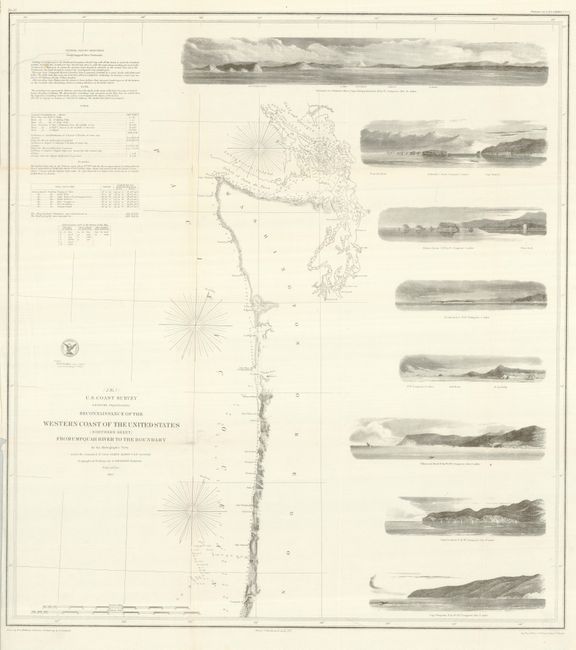 Reconnaissance of the Western Coast of the United States (Northern Sheet) From Umpquah River to the Boundary