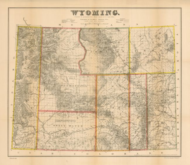 Old World Auctions Auction 128 Lot 386 Wyoming. Compiled by