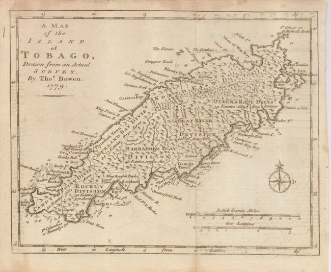 A Map of the Island of Tobago, Drawn from an Actual Survey