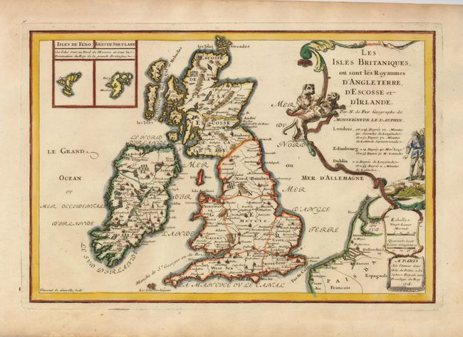 Les Isles Britaniques, ou sont les Royaumes d'Angleterre, d'Ecosse et d'Irlande