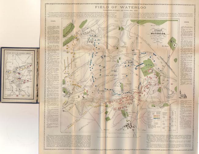 Plan of the Battle of Waterloo at nearly 8 o'clock P.M. Sunday 18th June 1815, by Sergt. Majr. E. Cotton