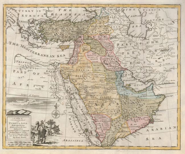 A New & Accurate Map of Turky in Asia, Arabia &c [and]  A New & Accurate Map of Turky in Europe, with the adjacent Countries of Hungary, Little Tartary &c.
