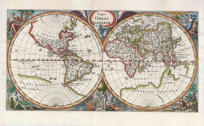 Typus Orbis Terrarum [with]  America [with]  Asia Antiqua et Nova [with] Africa, Antiqua et Nova [and] Summa Europae Antiquae Descriptio