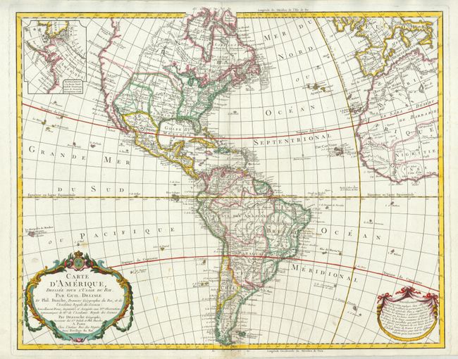 Carte d'Amerique, dressee pour l'Usage du Roi