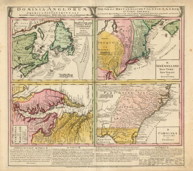 Dominia Anglorum in America Septentrionali