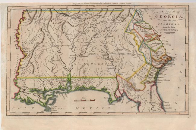 A Map of Georgia, also the Two Floridas, from the best Authorities