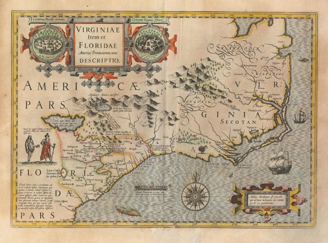 Virginiae Item et Floridae Americae Provinciarum, nova Descriptio
