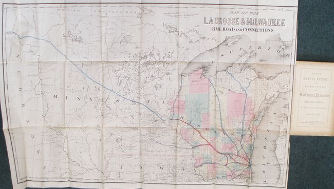 Map of the La Crosse & Milwaukee Railroad and Connections
