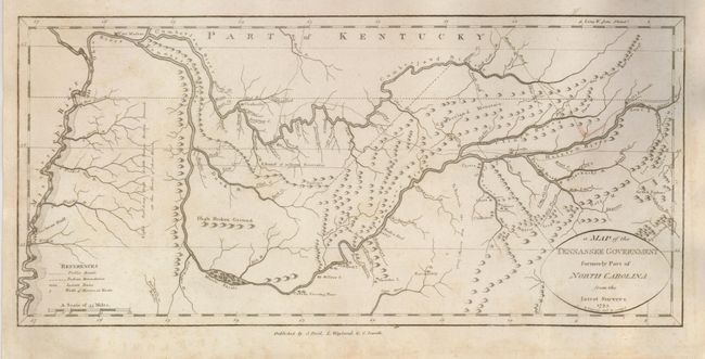 A Map of the Tennassee Government formerly Part of North Carolina from the latest Surveys