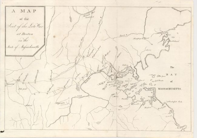 A Map of the Seat of the Late War at Boston in the State of Massachusetts