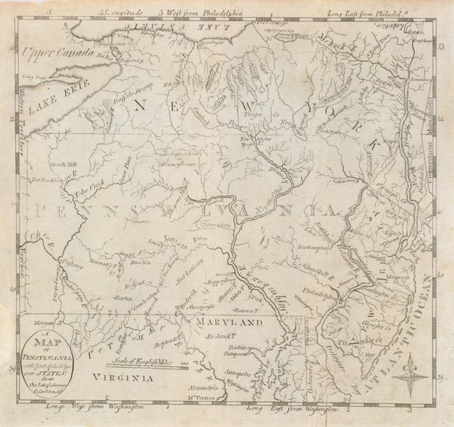 A Map of Pensylvania, with Part of the Adjacent States from the Latest Surveys