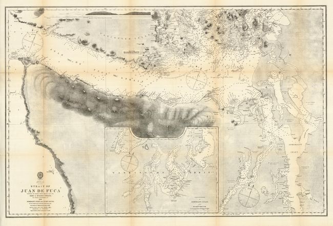 Strait of Juan de Fuca Surveyed by Captain Henry Kellett 1847  Haro & Rosario Straits Admiralty Inlet and Puget Sound