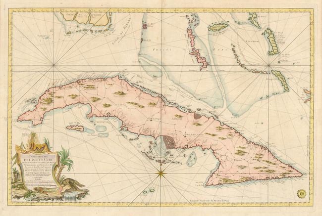 Carte Reduite de l'Isle de Cube Dressee au Depot des Cartes et Plans de la Marine, pour le Service des Vaisseaux du Roy par Ordre de Mle. Duc de Choiseul