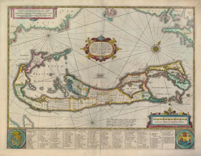 Mappa Aestivarum Insularum, alias Barmudas