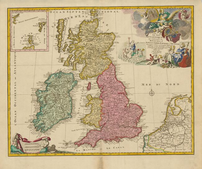 Les Isles Britanniques qui contiennent les Royaumes d'Angleterre, Escosse, et Irlande