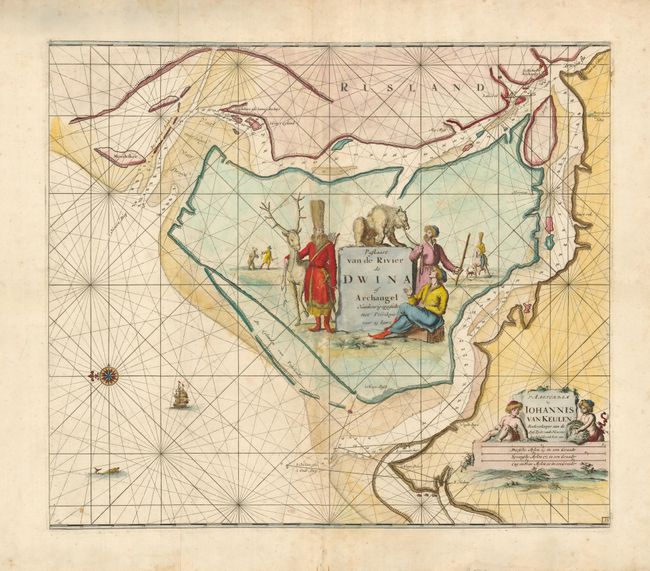 Paskaart van de Rivier de Dwina of Archangel