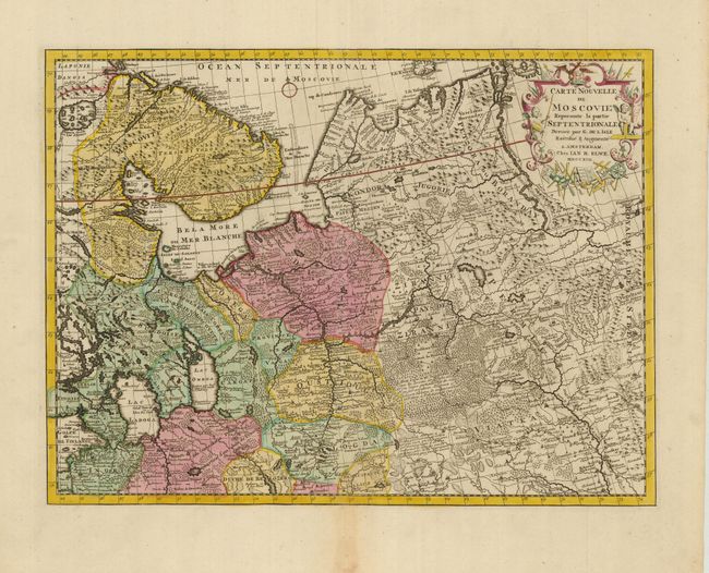 Carte Nouvelle de Moscovie Represente la Partie Septentrionale [and] Partie Meridionale de Moscovie