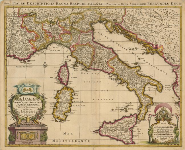 L'Italie Distinguee Suivant tous les Estats, Royaumes, Republiques