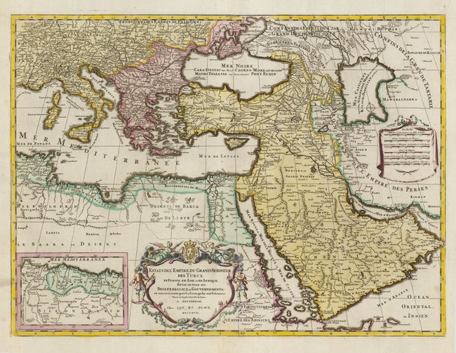 Estats de l'Empire du Grand Seigneur des Turcs, en Europe, en Asie, et en Afrique
