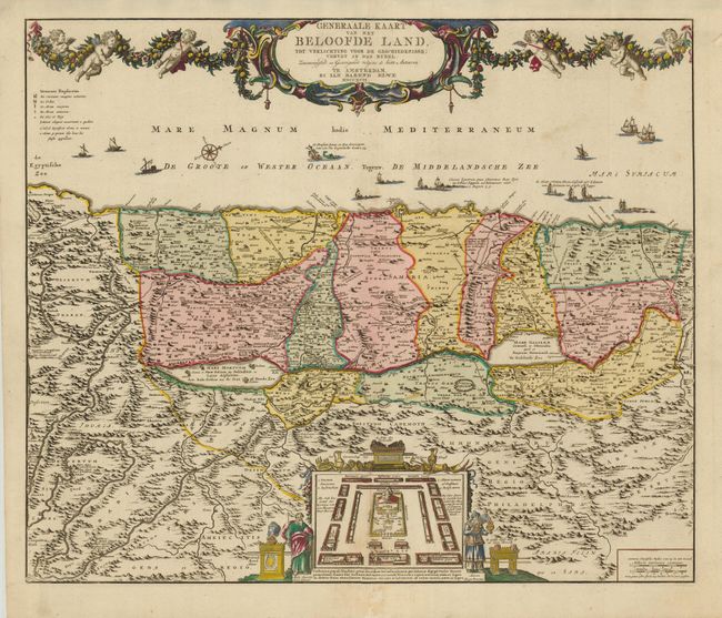 Generaale Kaart van het Beloofde Land tot Verlichting voor de Geschiedenisse; Vervat in des Bybel