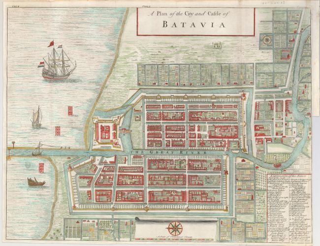 A Plan of the City and Castle of Batavia