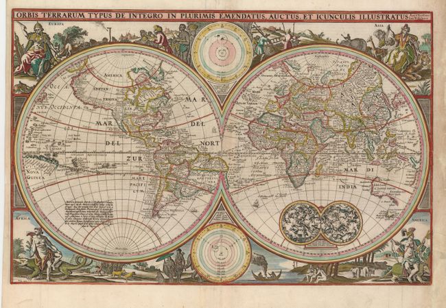 Orbis Terrarum Typus de Integro in Plurimis Emendatus, Auctus, et Icunculis Illustratus