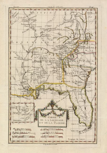 Carte de la Louisiane, et de la Floride