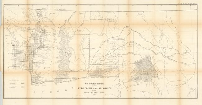 Map of Public Surveys in the Territory of Washington