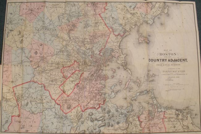Map of Boston and the Country Adjacent, from Actual Surveys