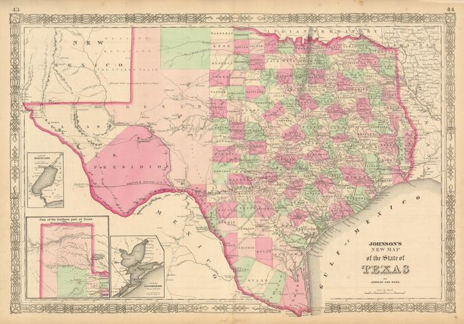 Johnson's New Map of the State of Texas
